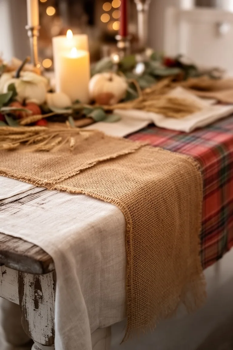 Farmhouse fall table foundation, idea 4