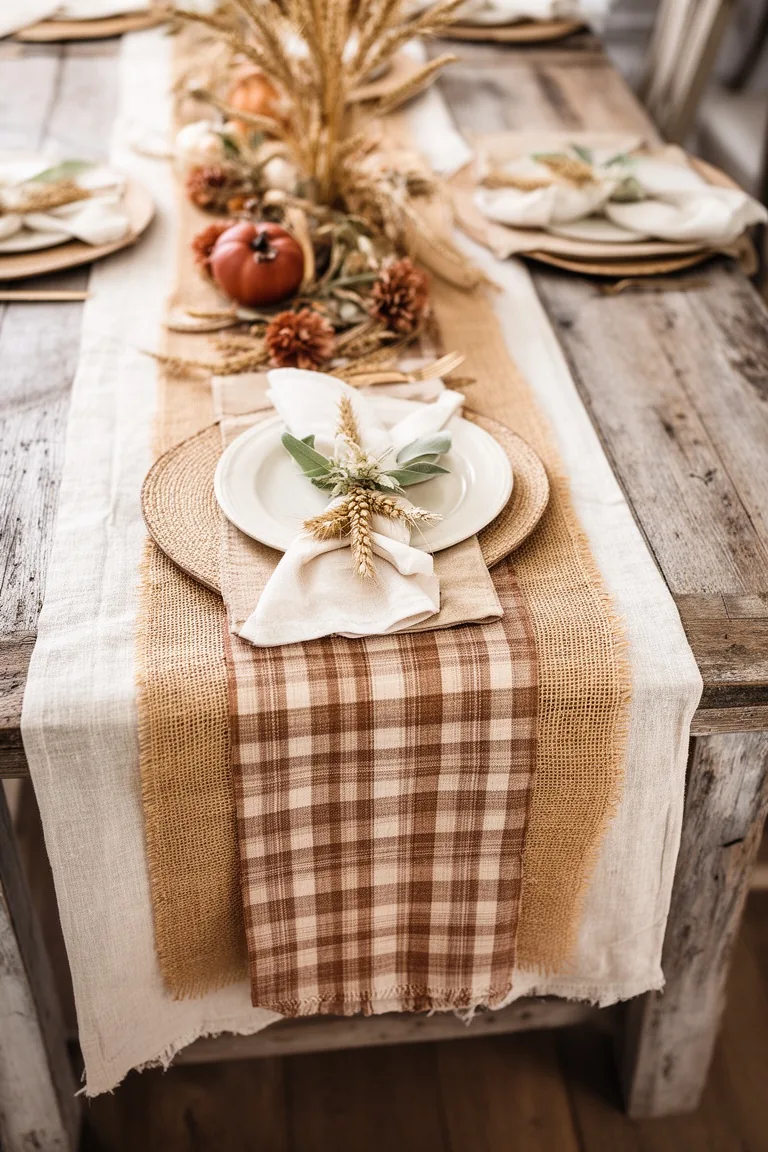 Farmhouse fall table foundation, idea 5
