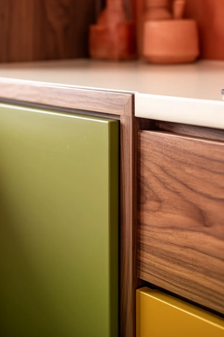 Warm earth tone 70s kitchen, idea 3