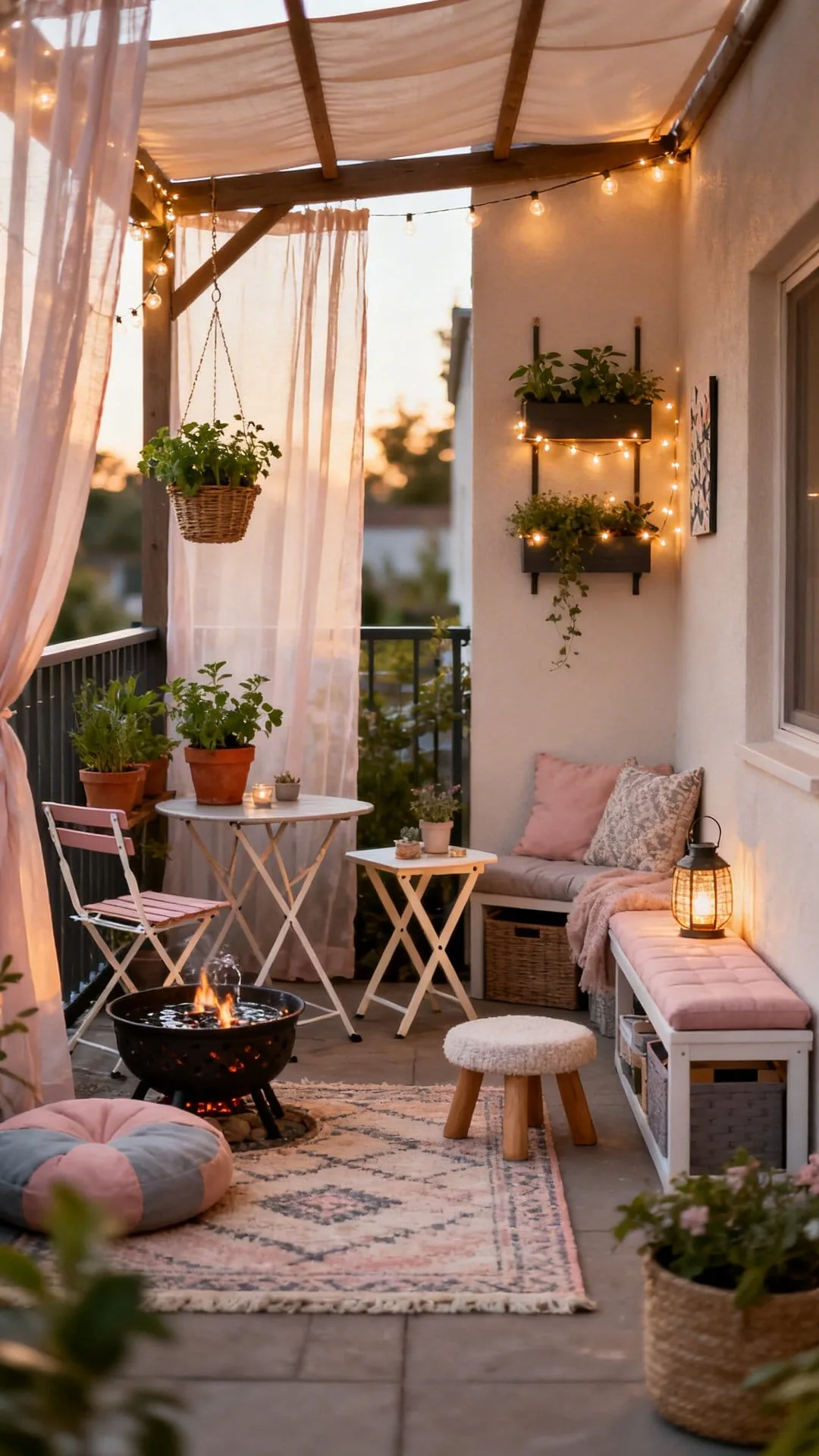 Hang Curtains for Softness and Privacy