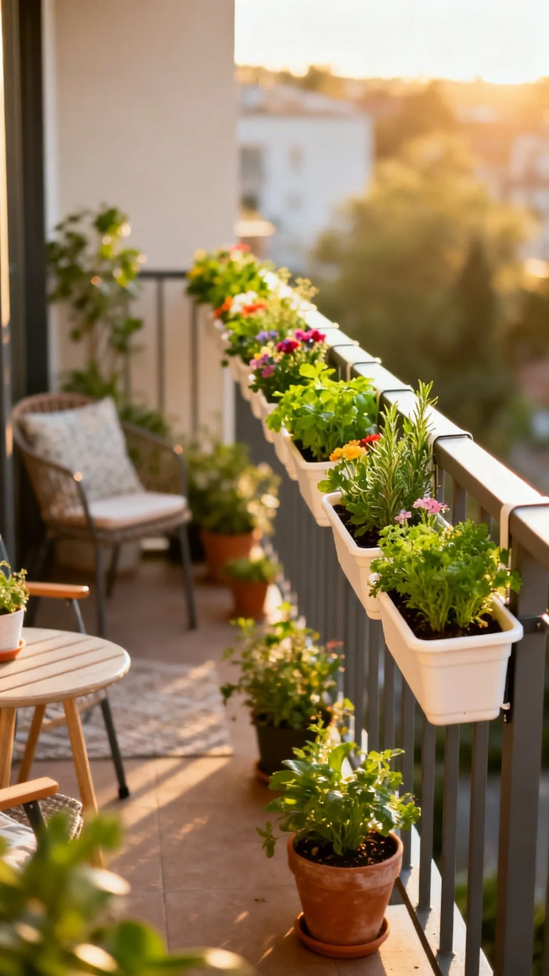 Install Rail Planters to Free the Floor
