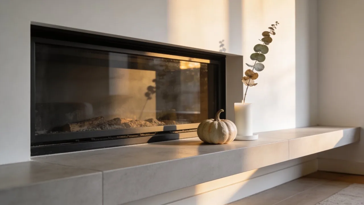 modern fall mantel ideas