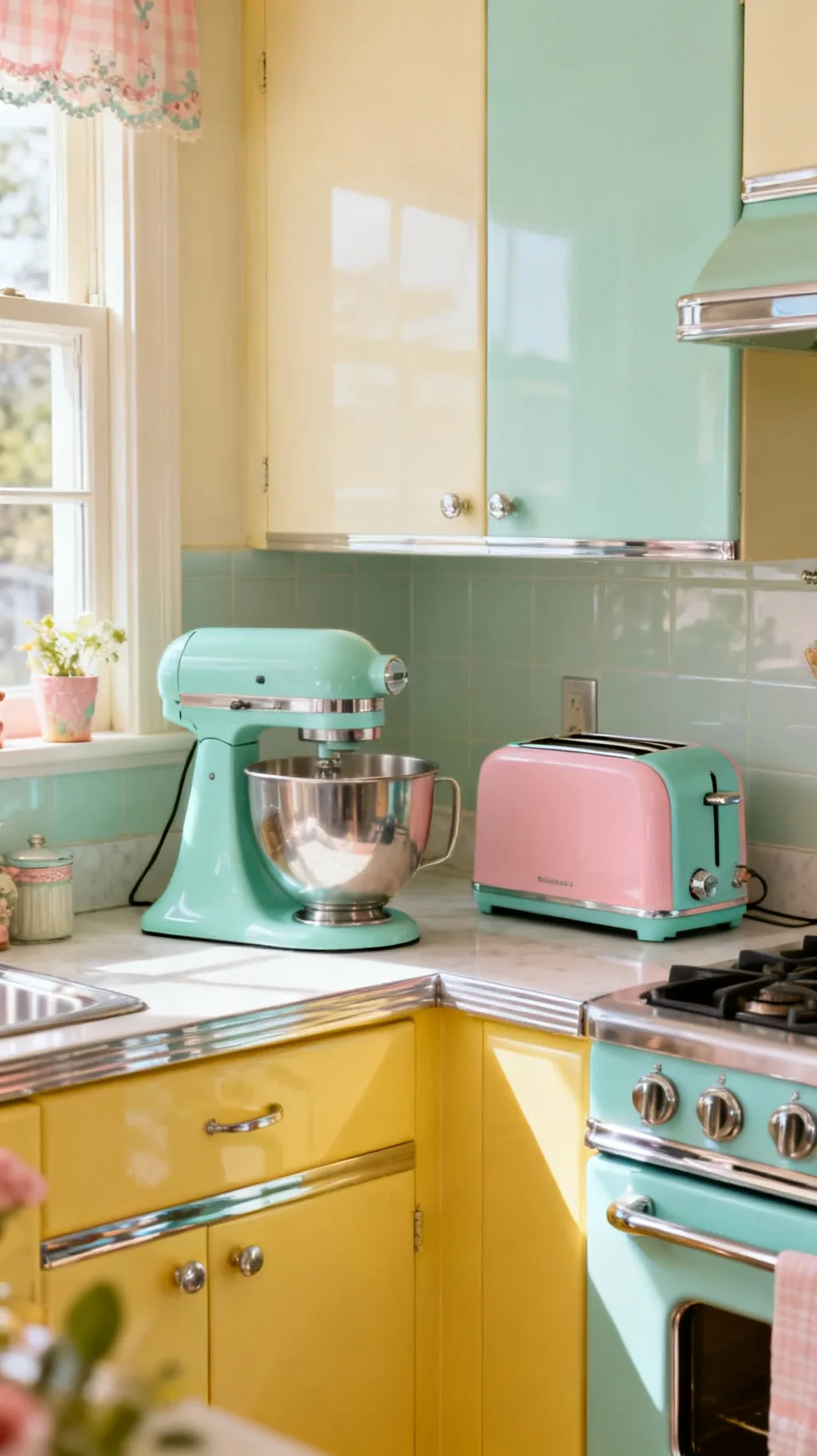 Pastel retro small appliances