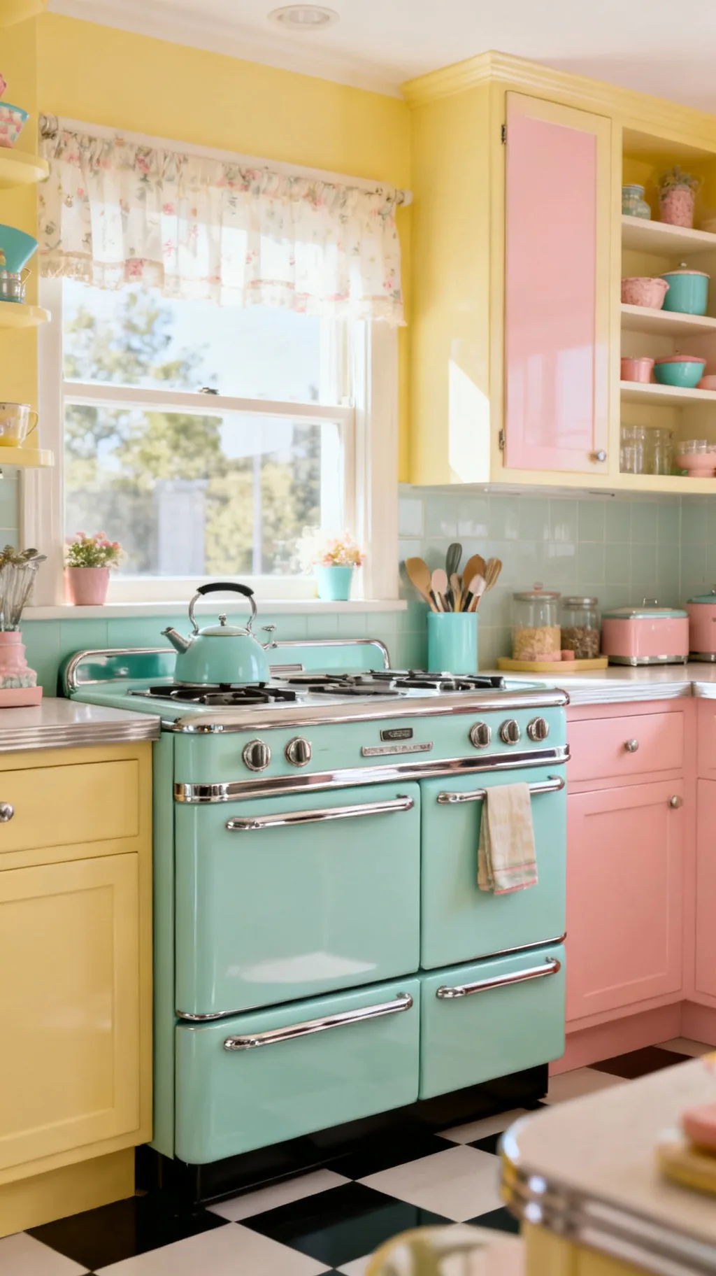 Pastel retro range