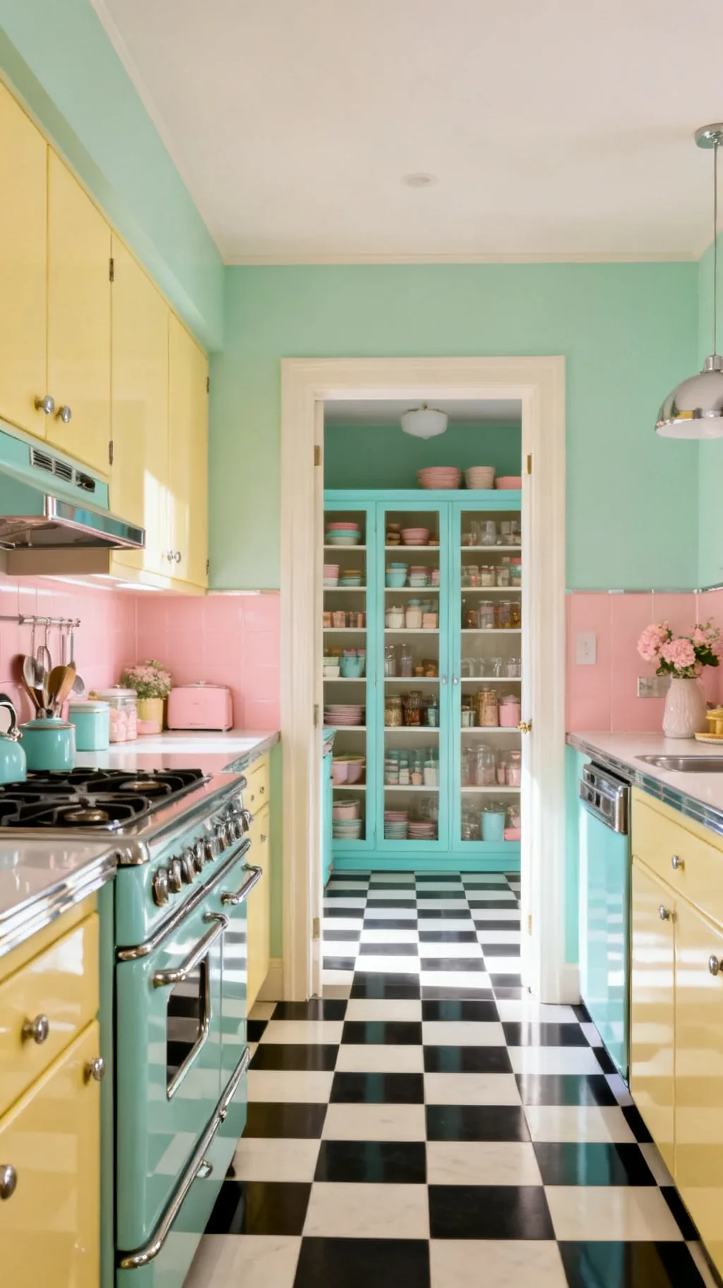 Floor extended into a pantry