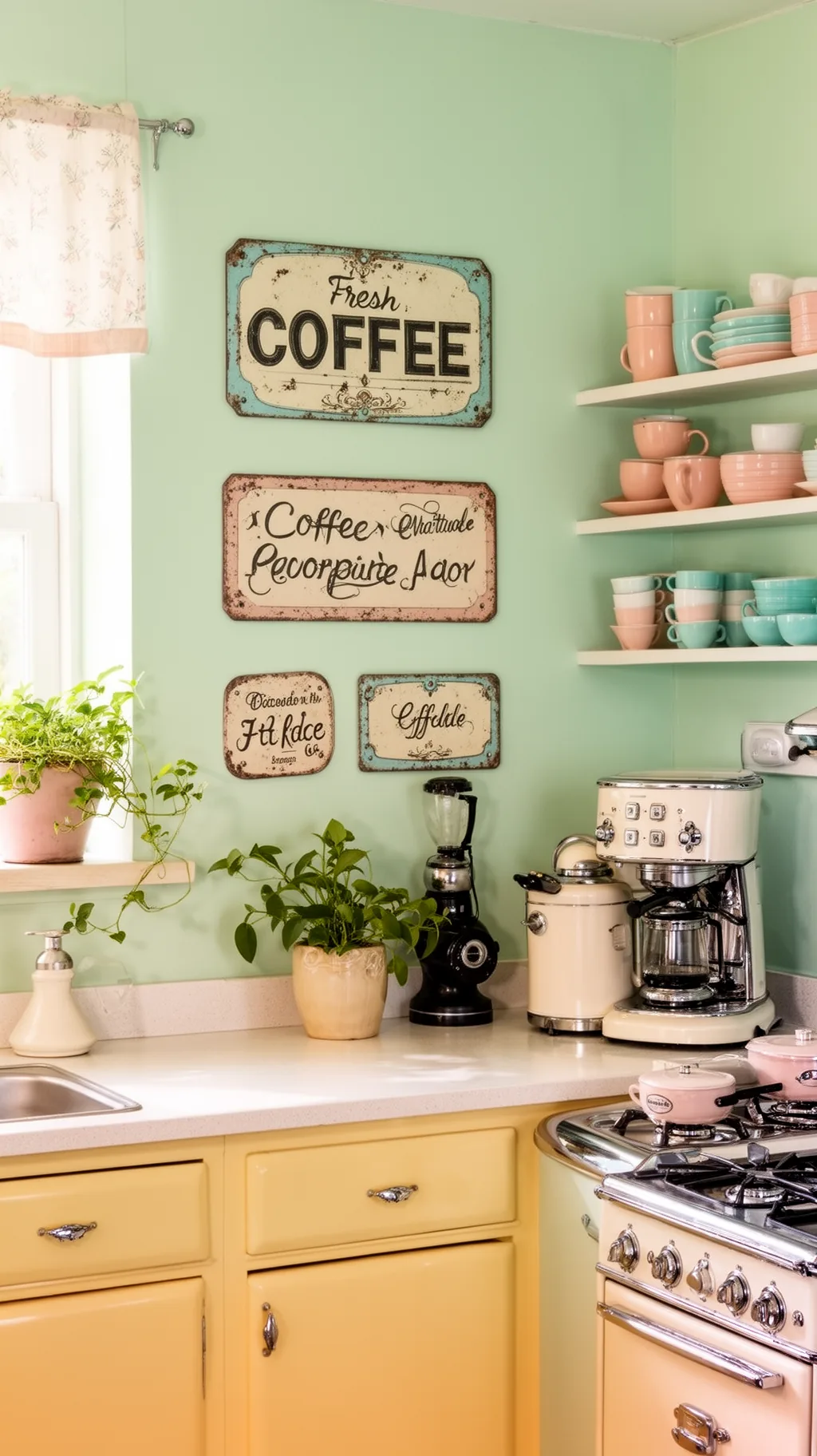 Coffee corner kitchen sign