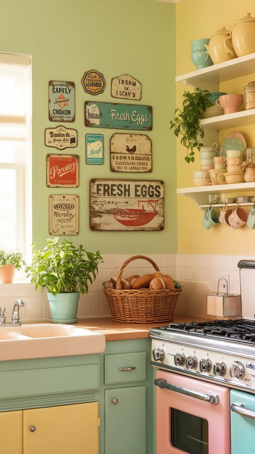 Fresh eggs farmhouse sign