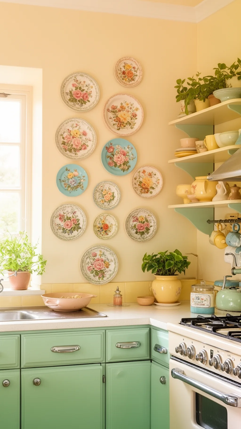 Transferware plate cluster