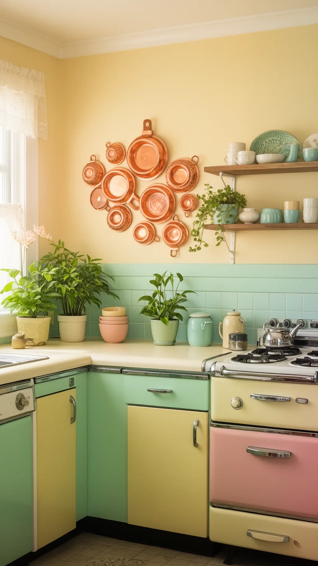 Copper mold wall