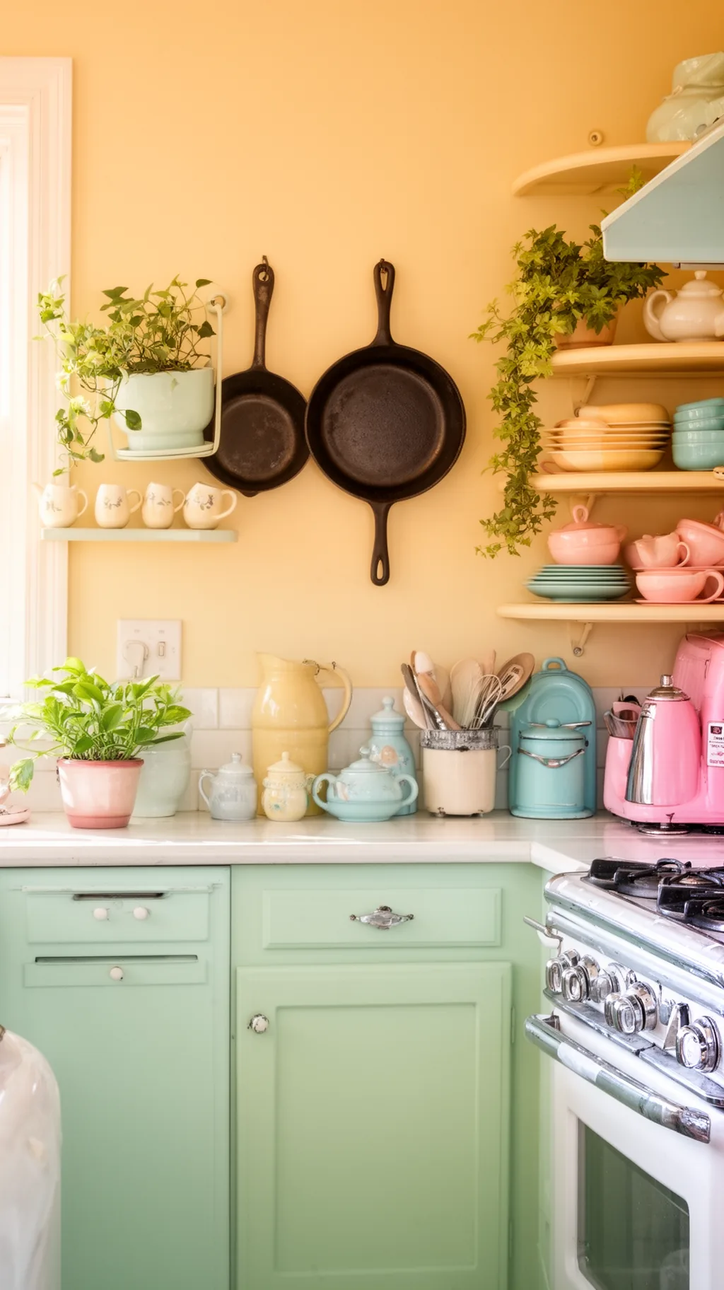 Cast iron pan wall