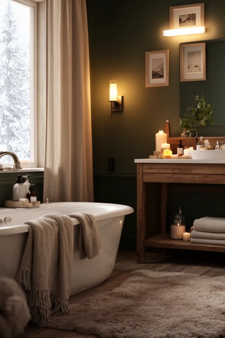 Plug-in sconce and picture light casting soft warm ambient light