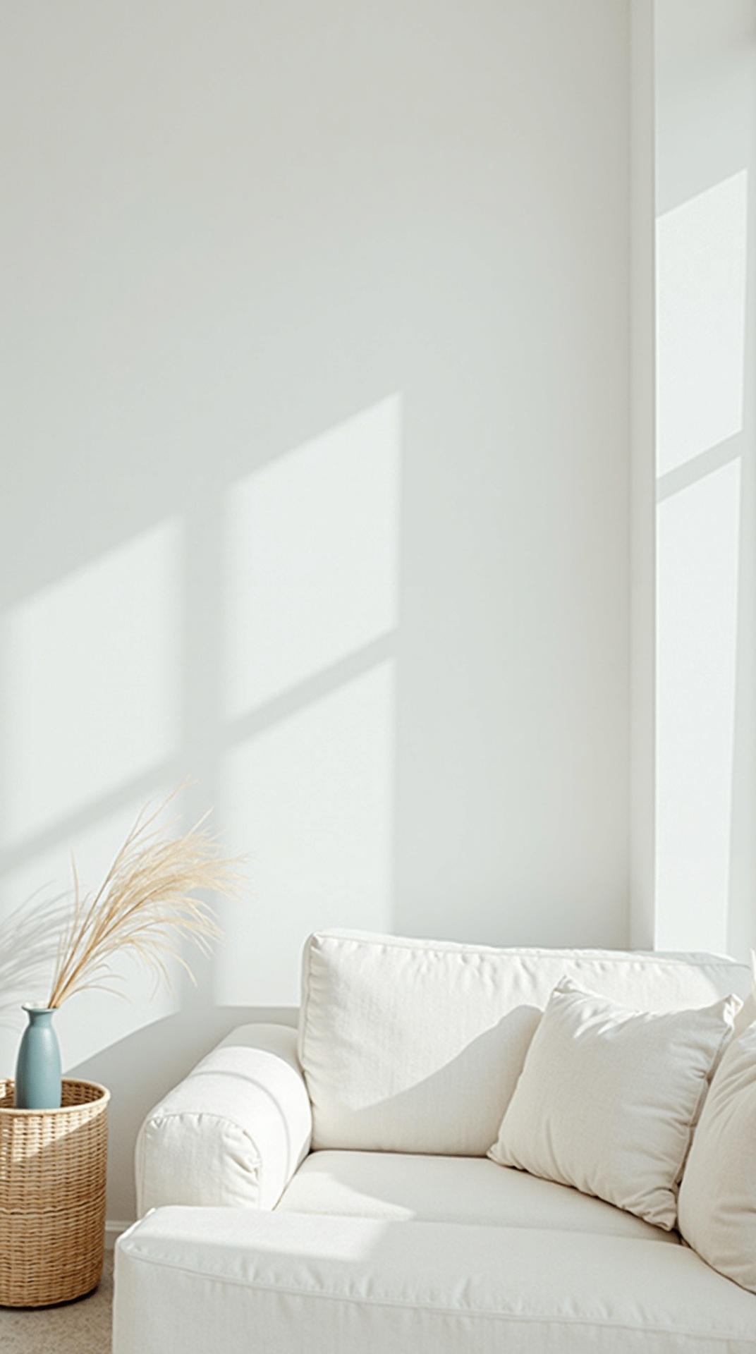 Coastal-inspired summer living room with light fabrics and natural daylight, photo 4 of 5