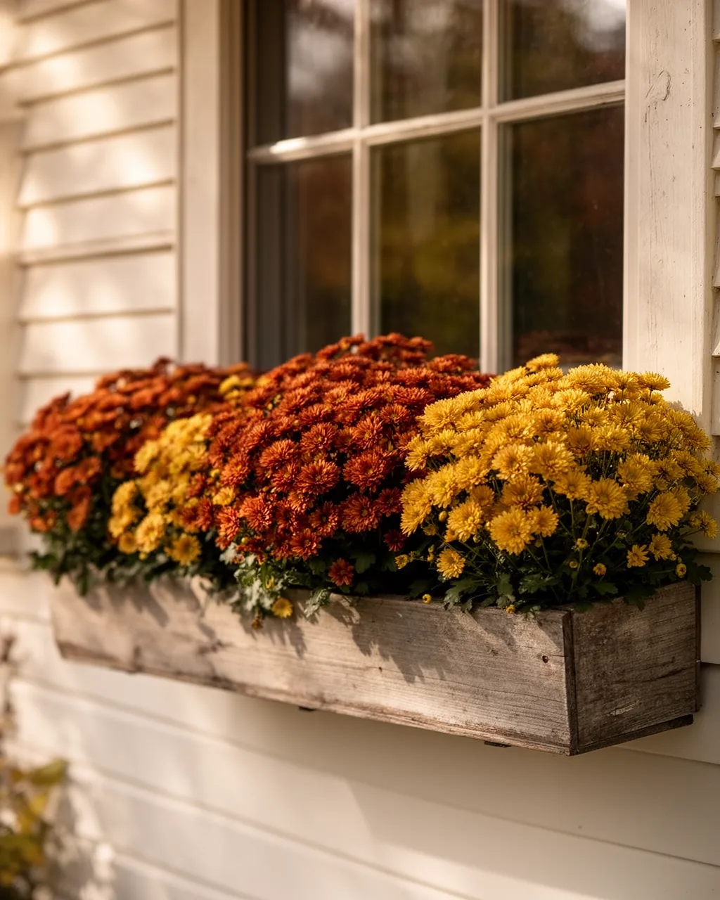 Classic mum window box