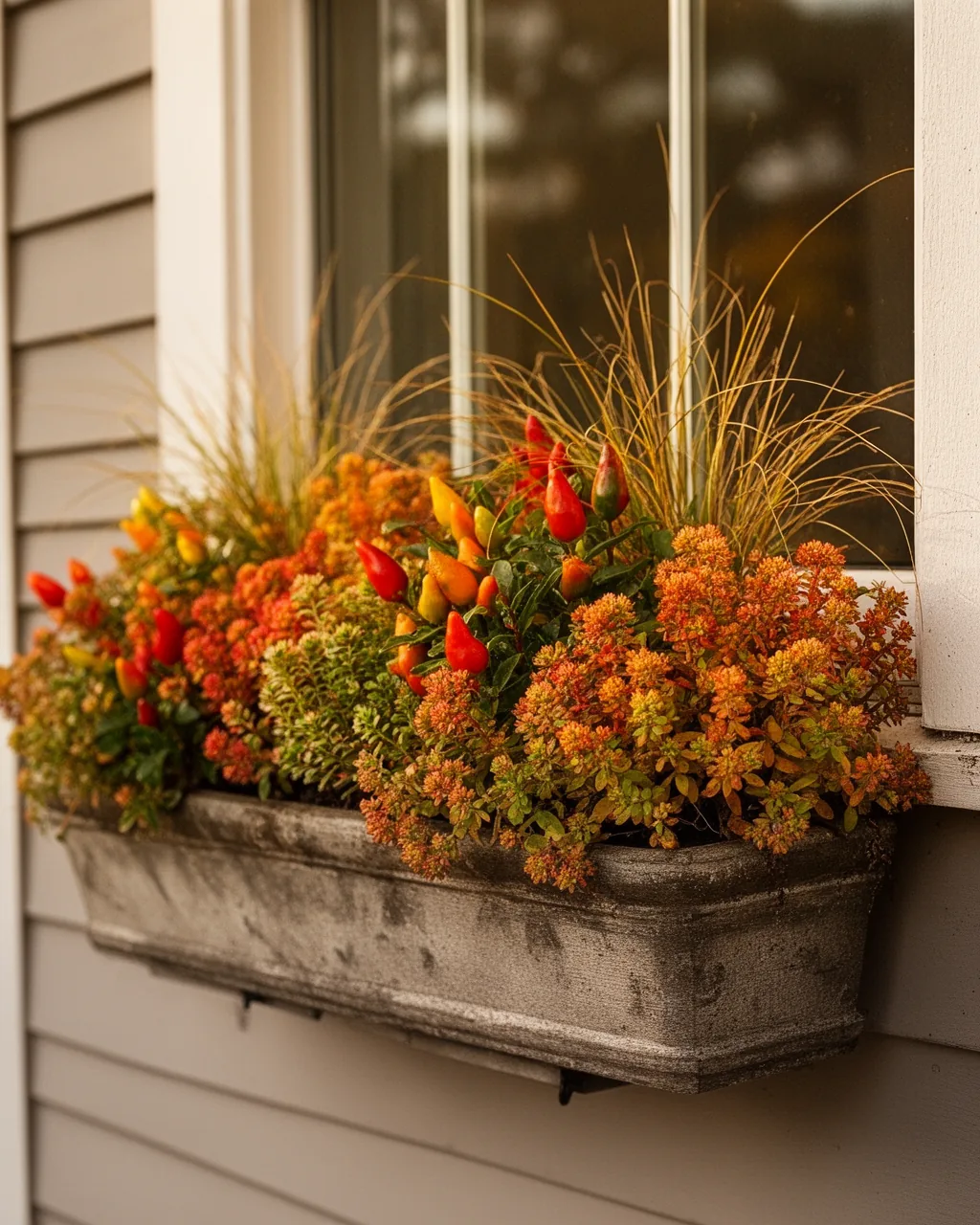 Drought-tolerant window box