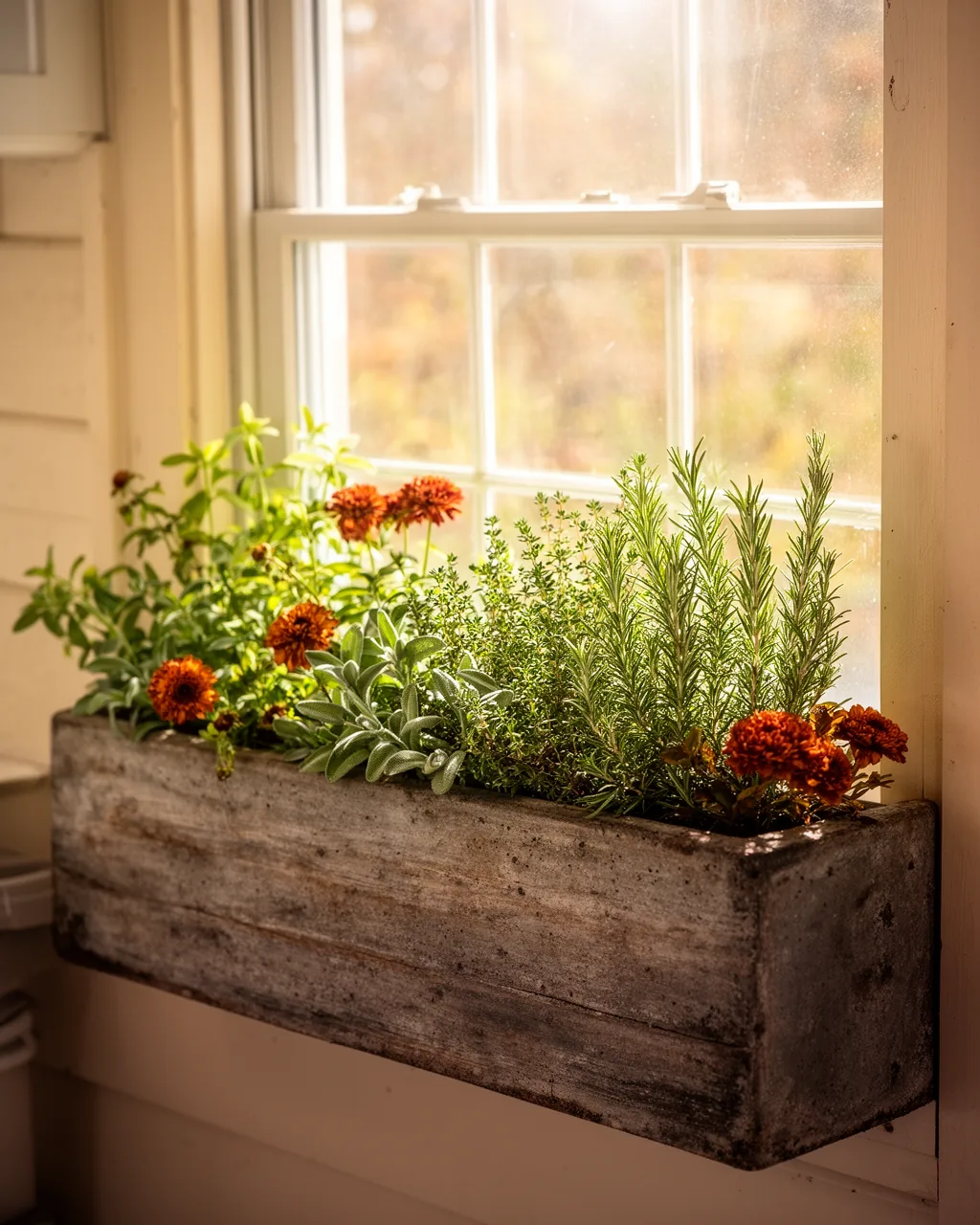 Herb window box