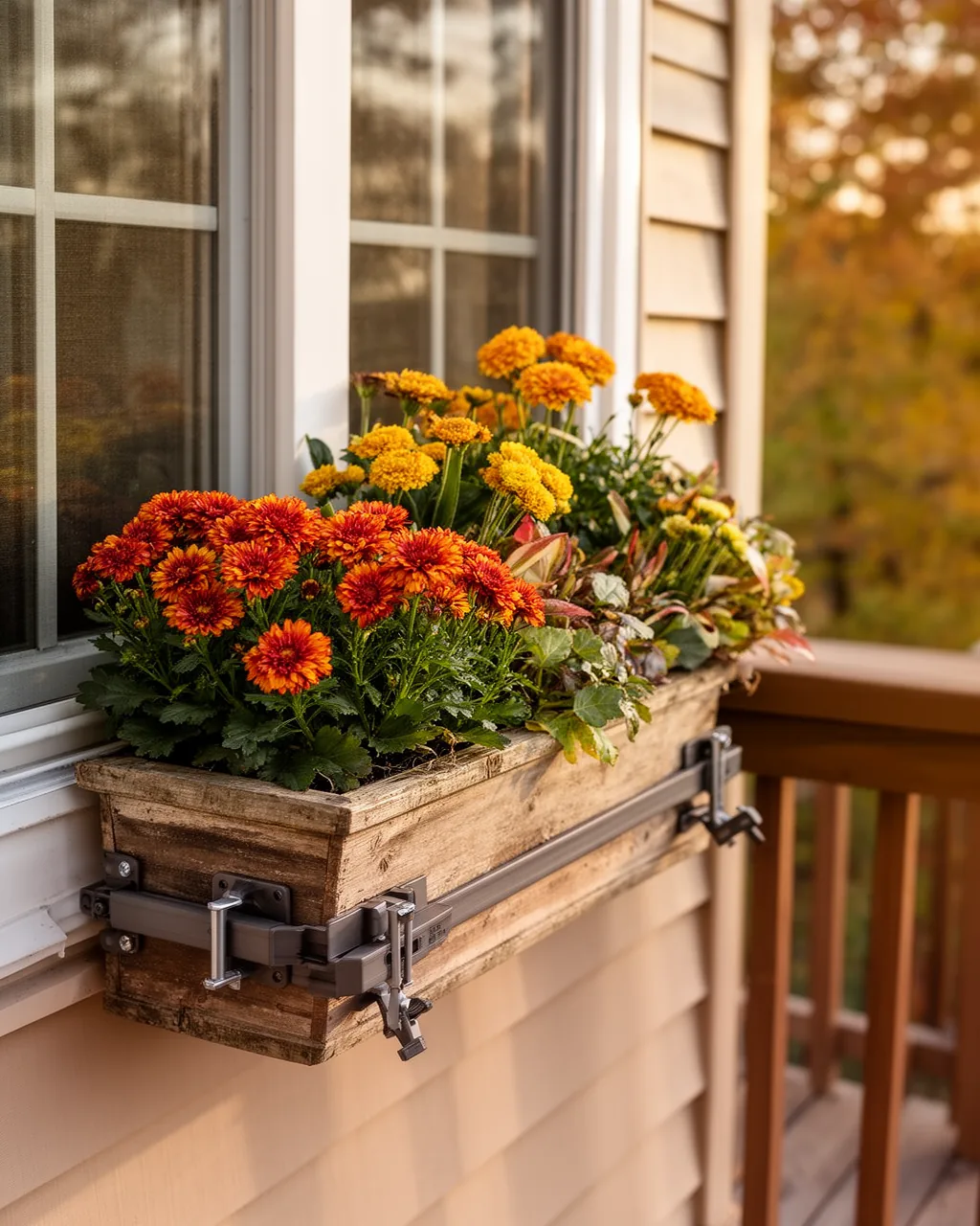 No-drill renter window box