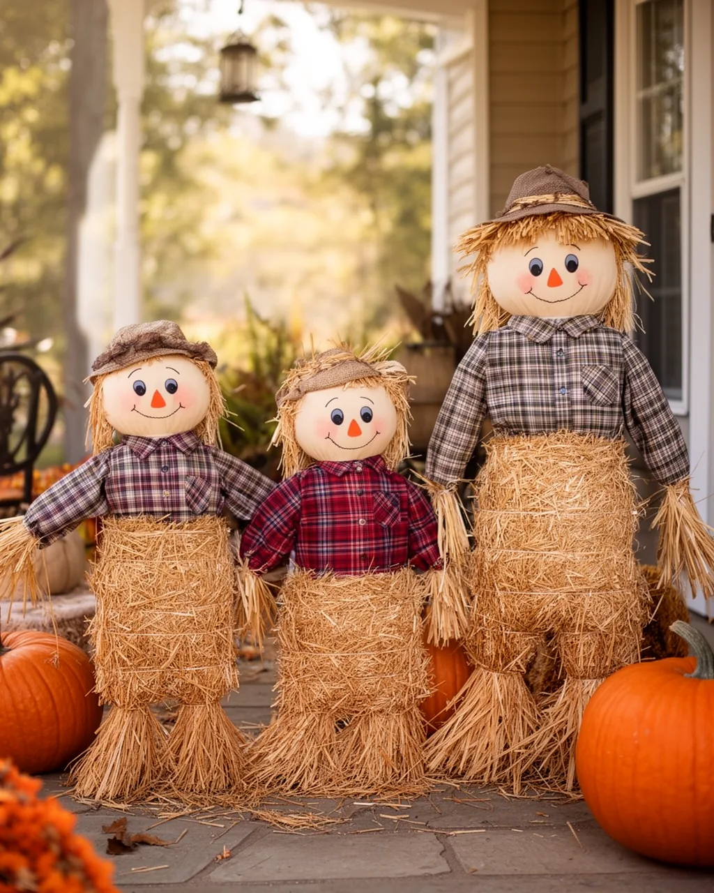 Scarecrow trio