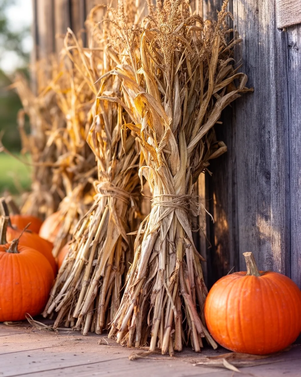 Drying your own corn stalks