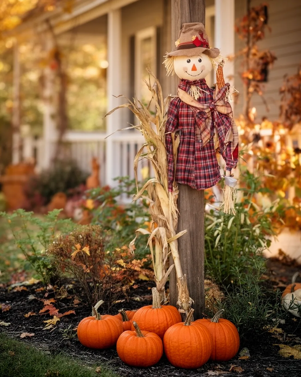 Scarecrow in the yard