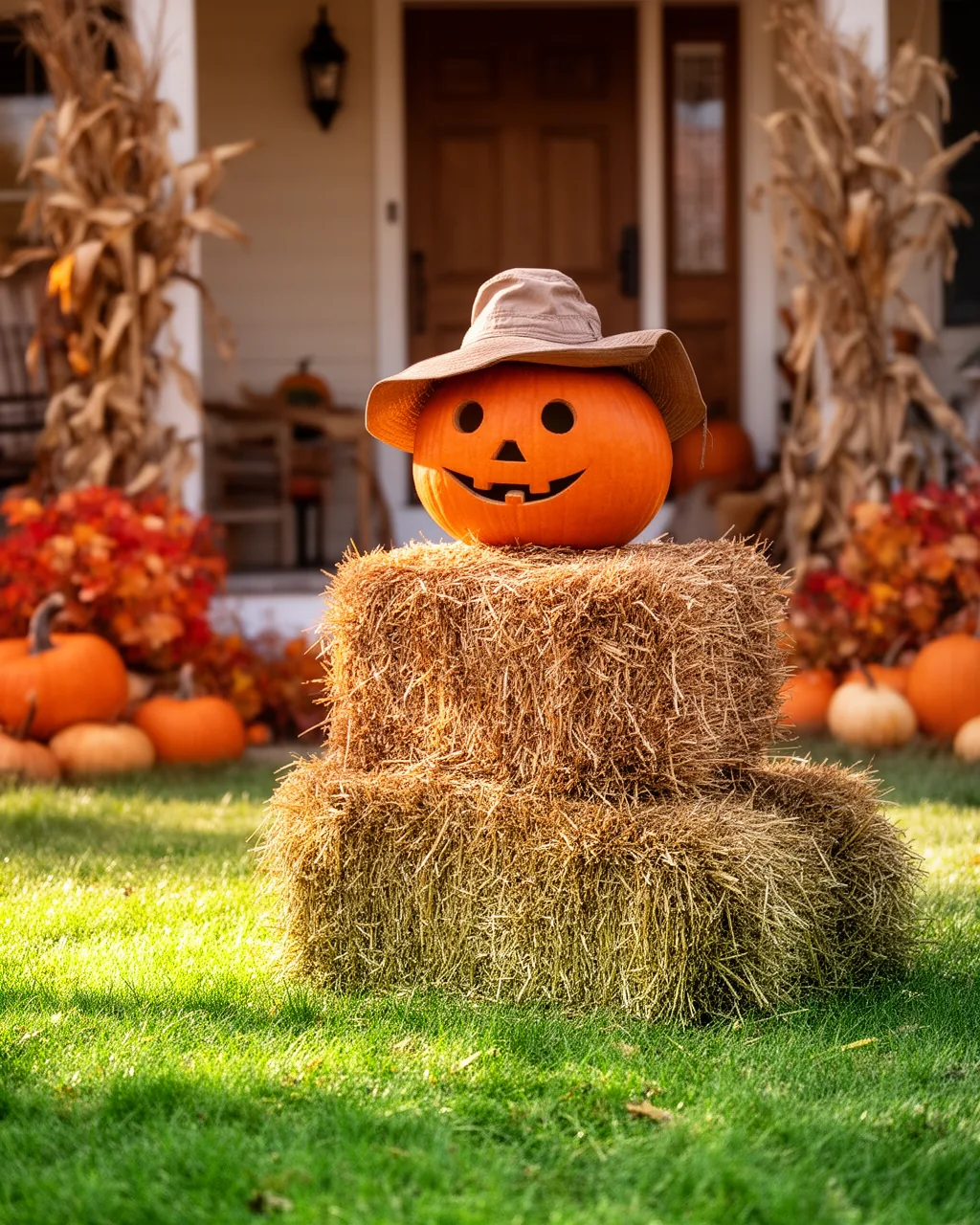 Hay bale character