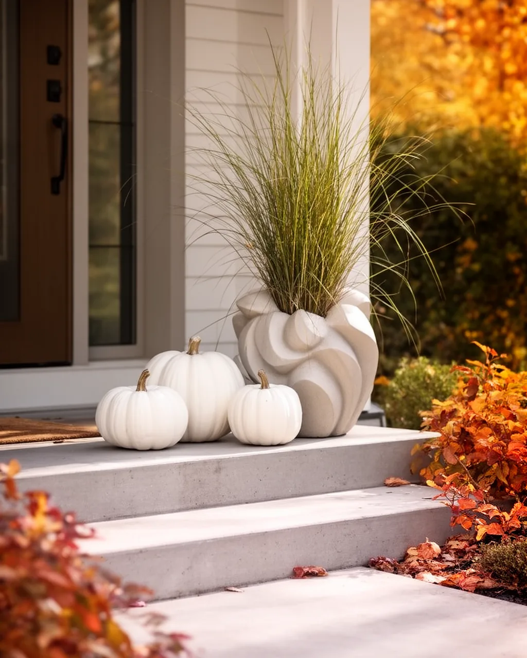 Minimalist fall yard