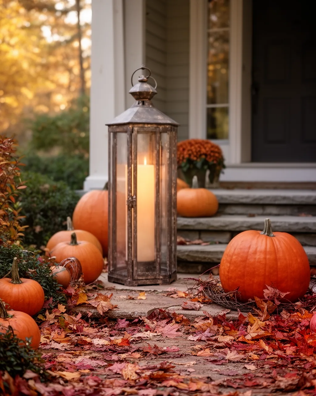 Oversized floor lantern