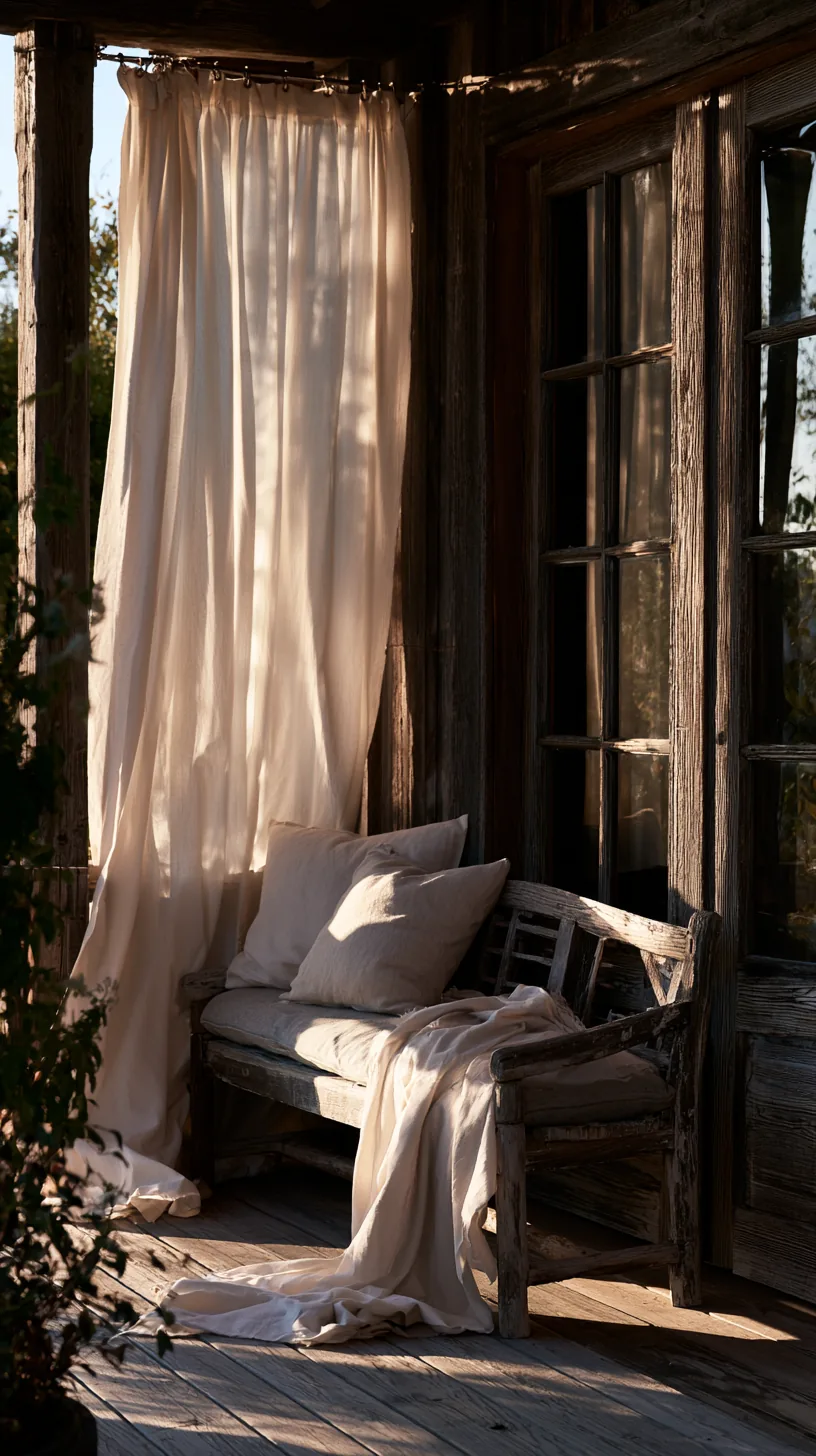Retractable fabric awning shading a cozy front porch on a sunny afternoon, photo 3 of 4