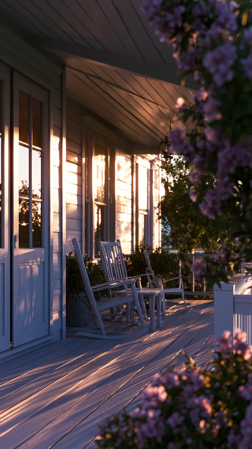 Extended porch roof providing deep permanent shade over the entryway, photo 3 of 4