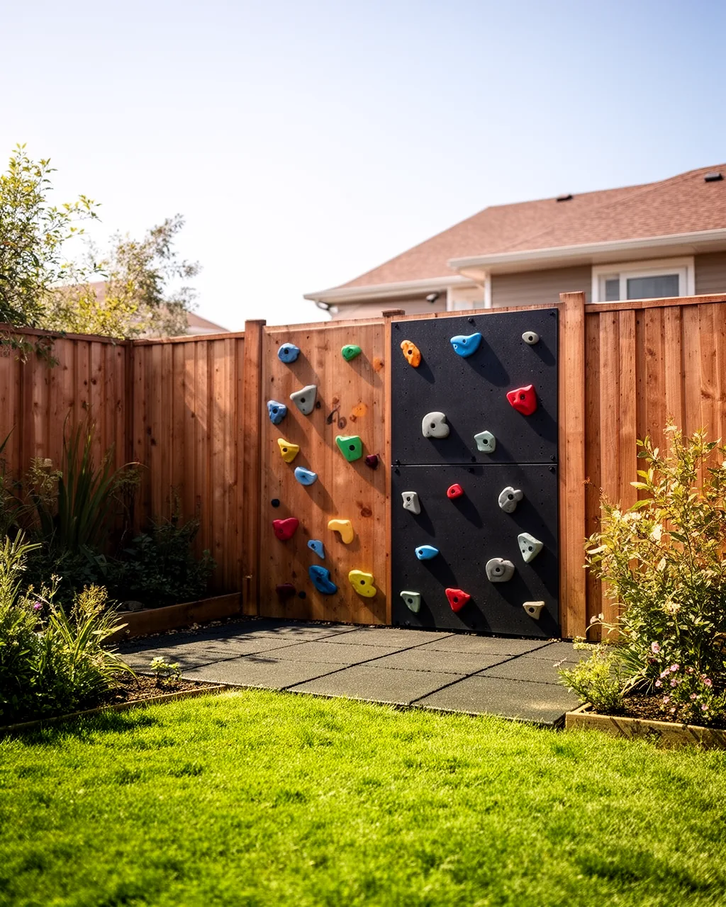 Fence climbing nook