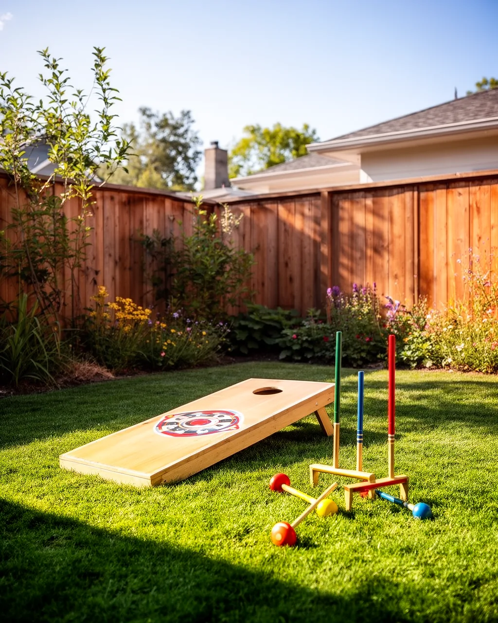 Lawn games lounge