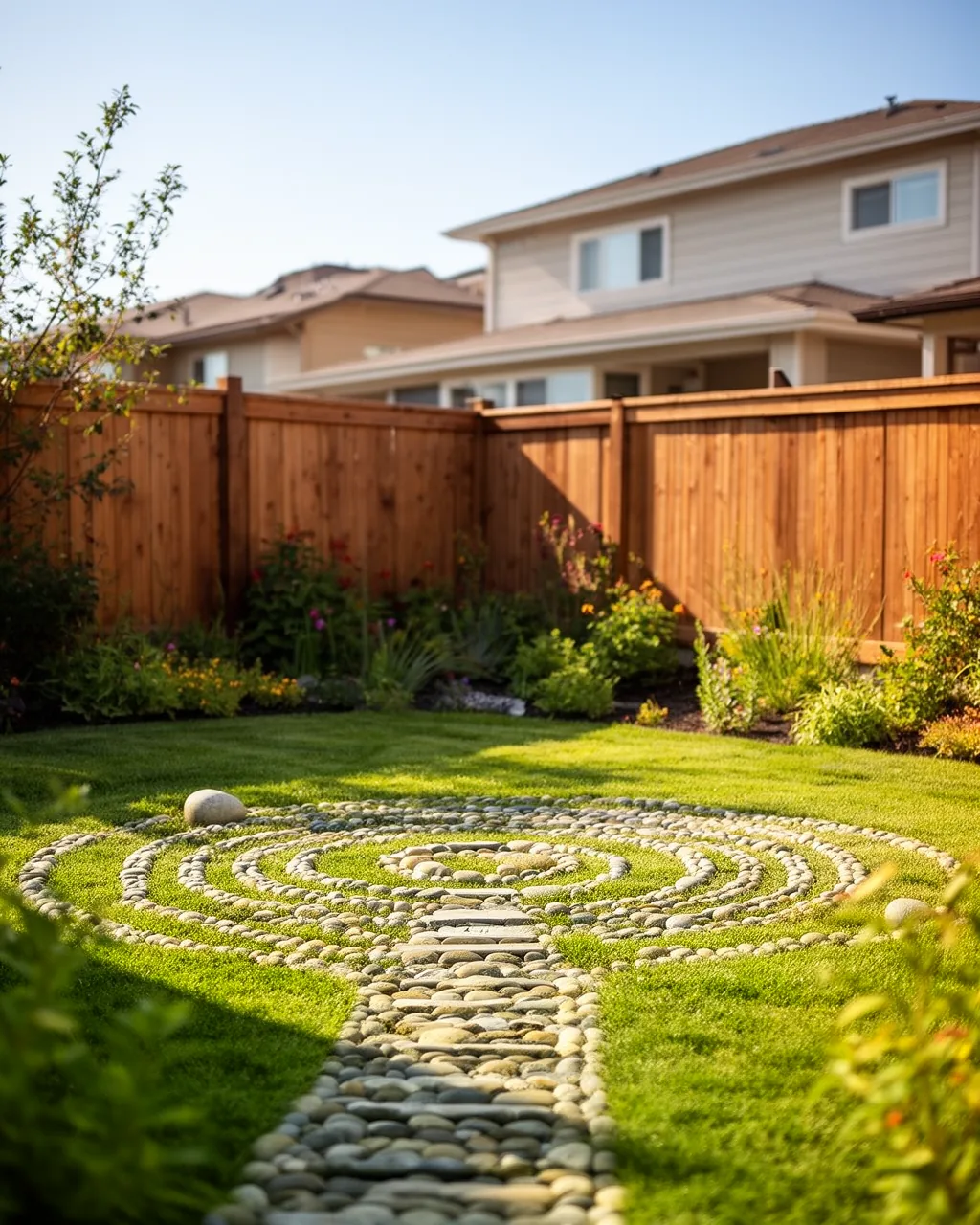 Pebble labyrinth