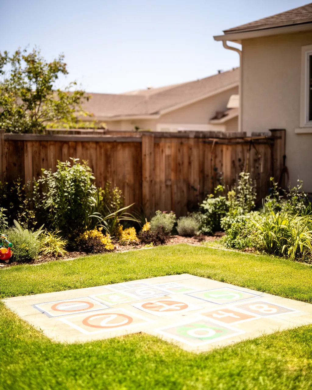 Side-yard mini court