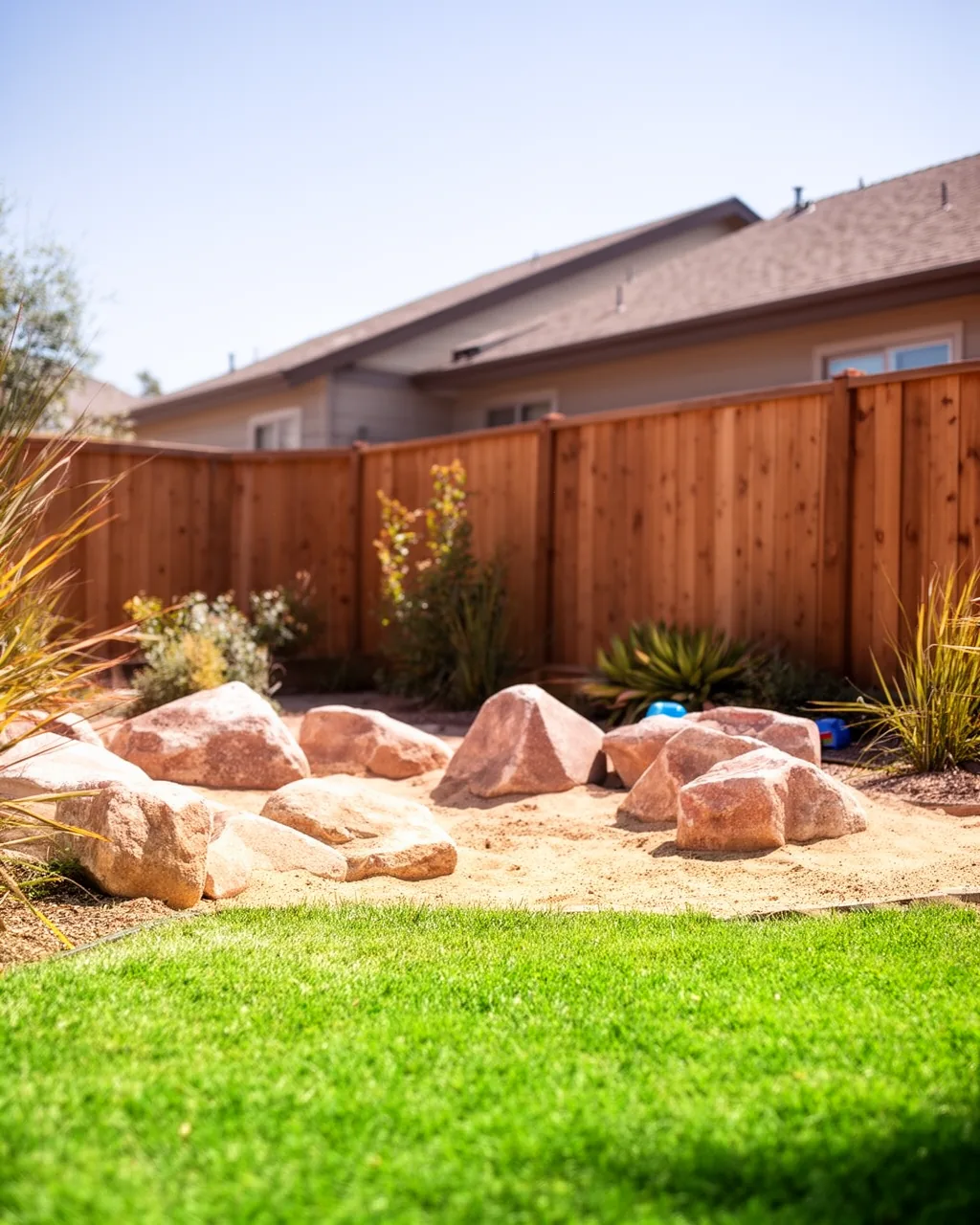 Desert boulder corner