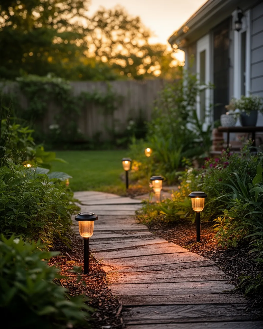 Solar path lights