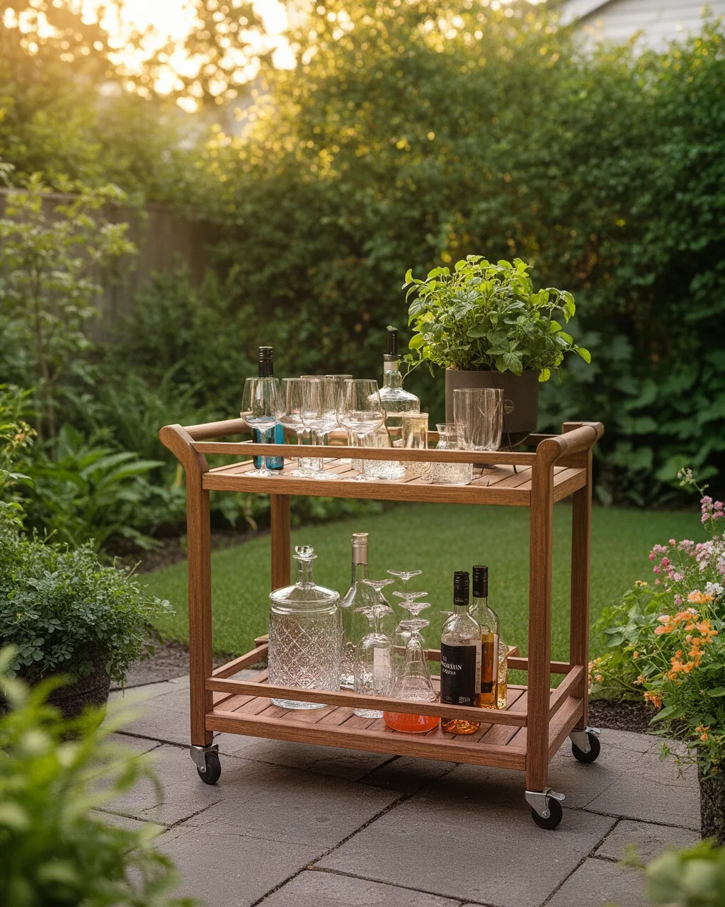 Drink station cart