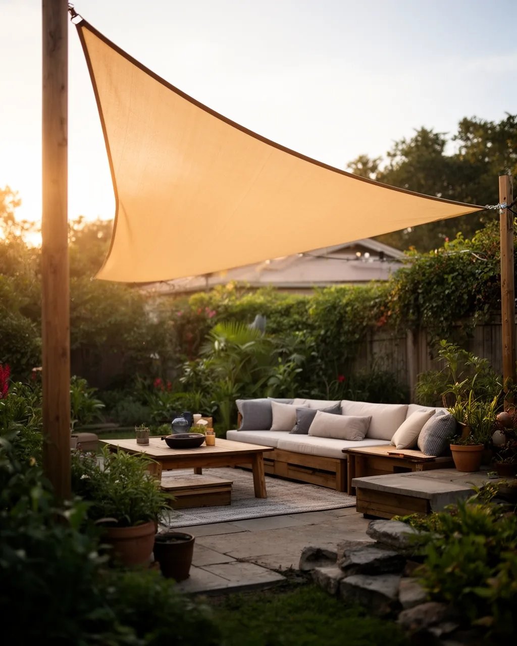 DIY shade sail