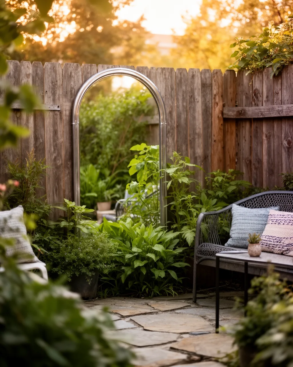 Garden mirror