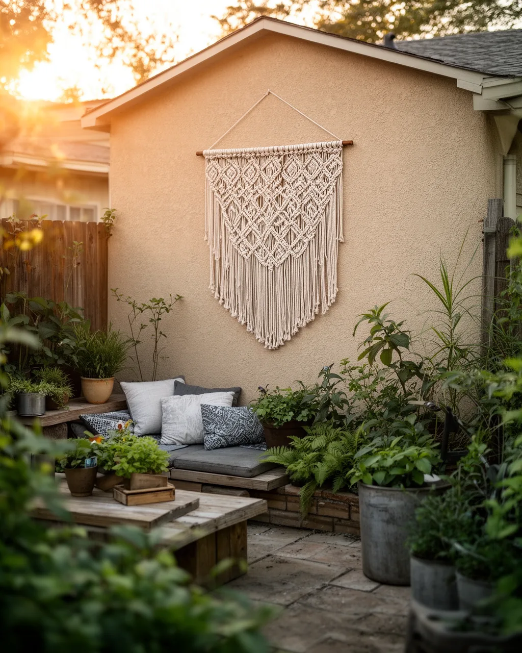 Outdoor wall art
