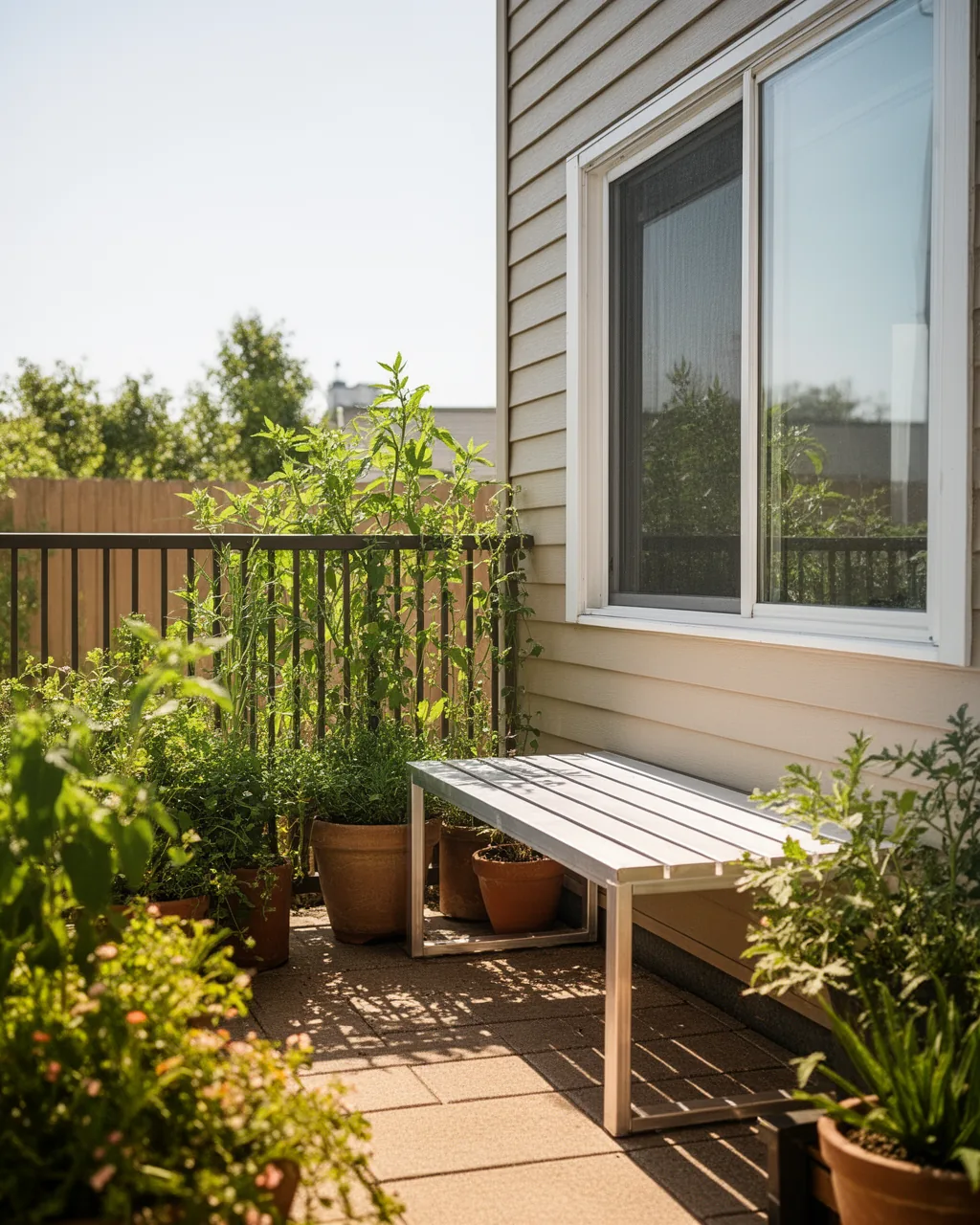 Under-window bench