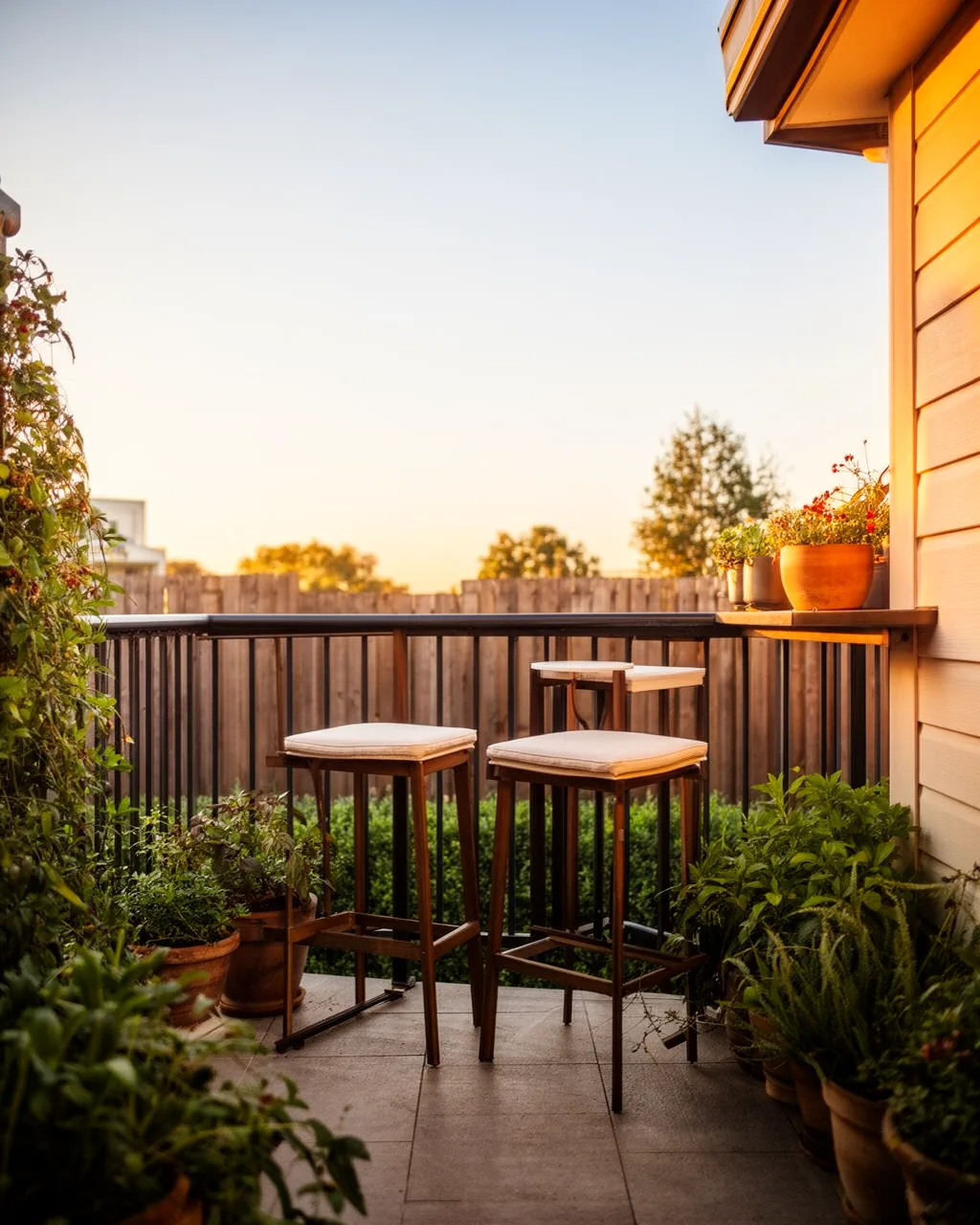 Raised view stools