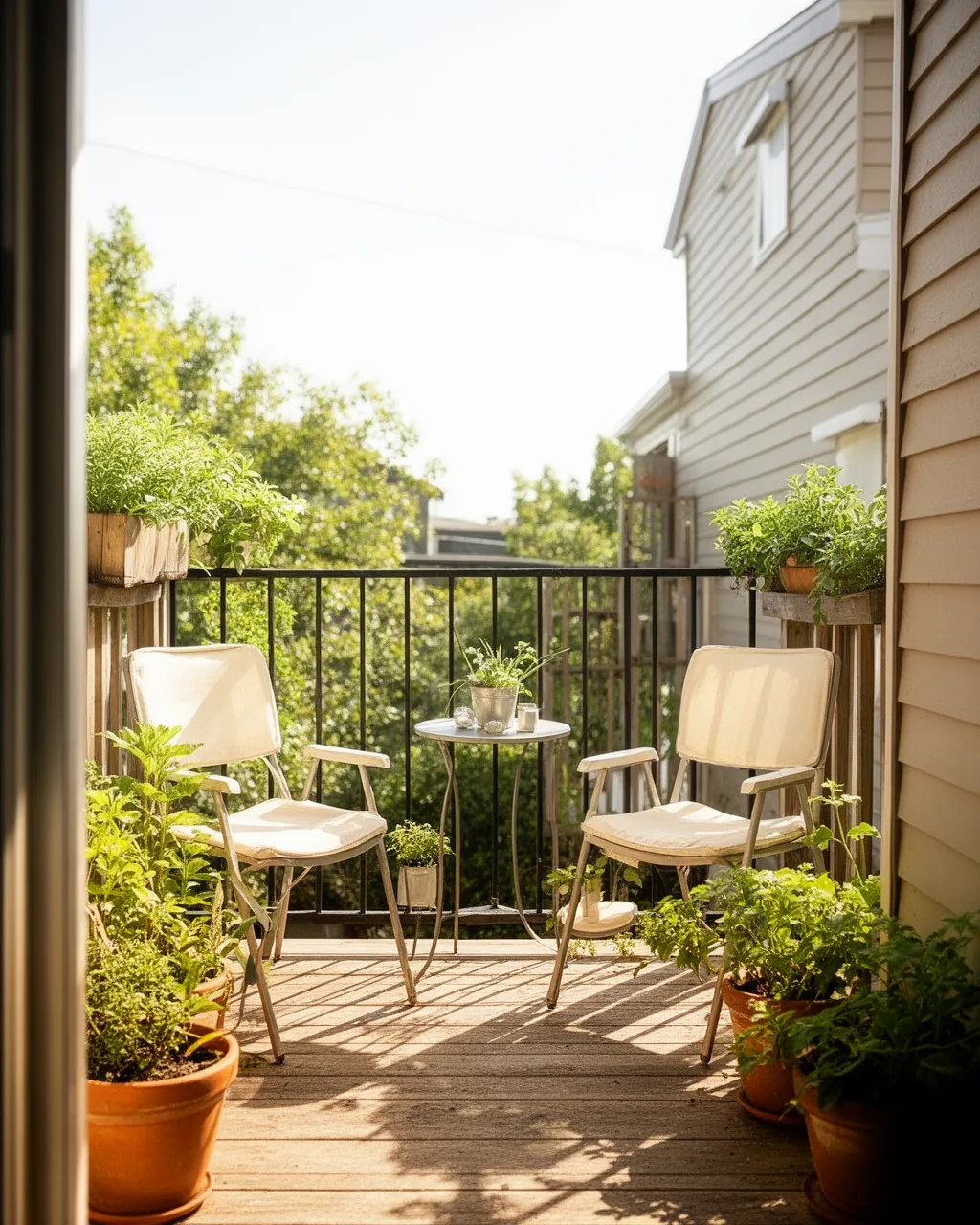 Bright pale chairs