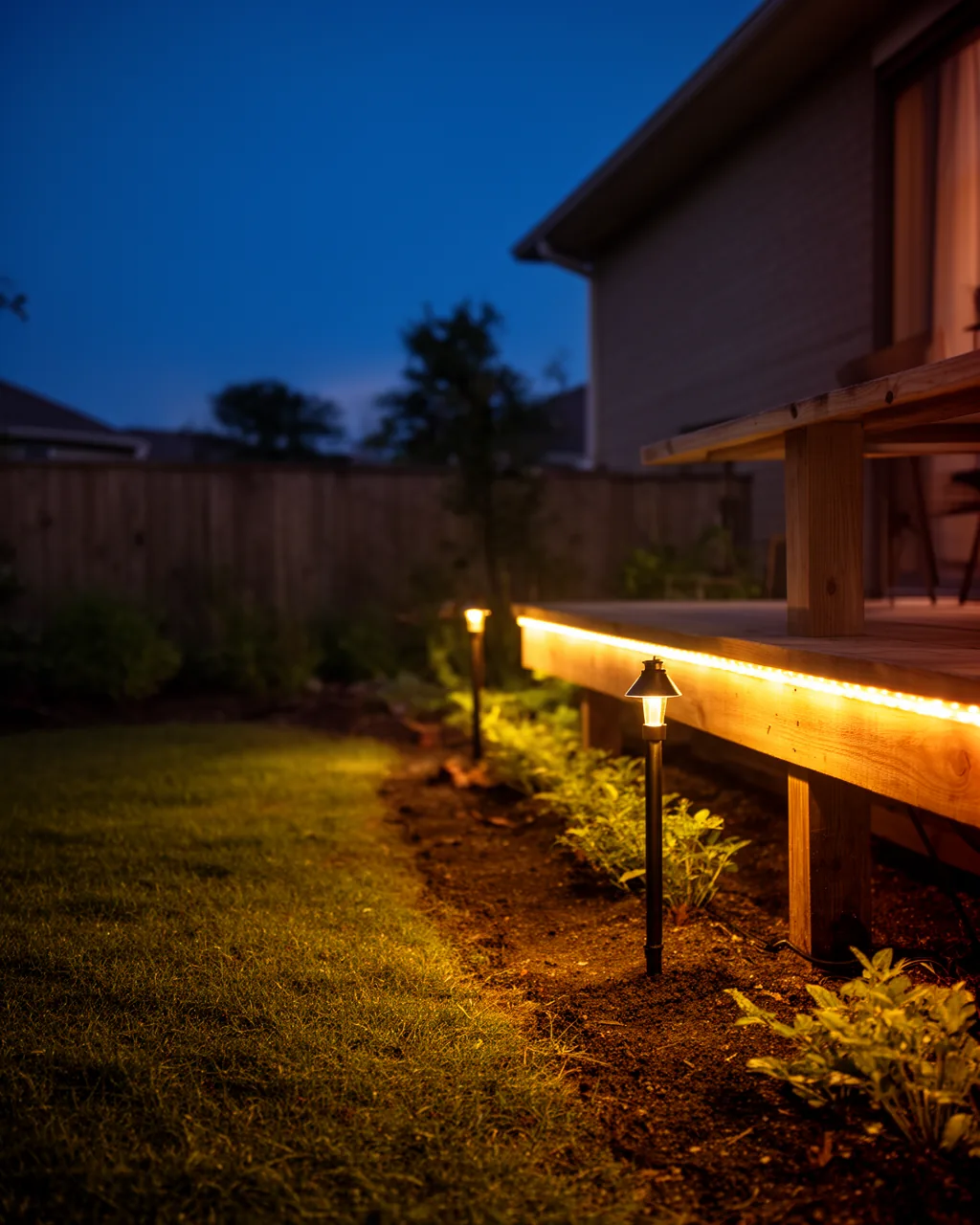 Under-rail LEDs