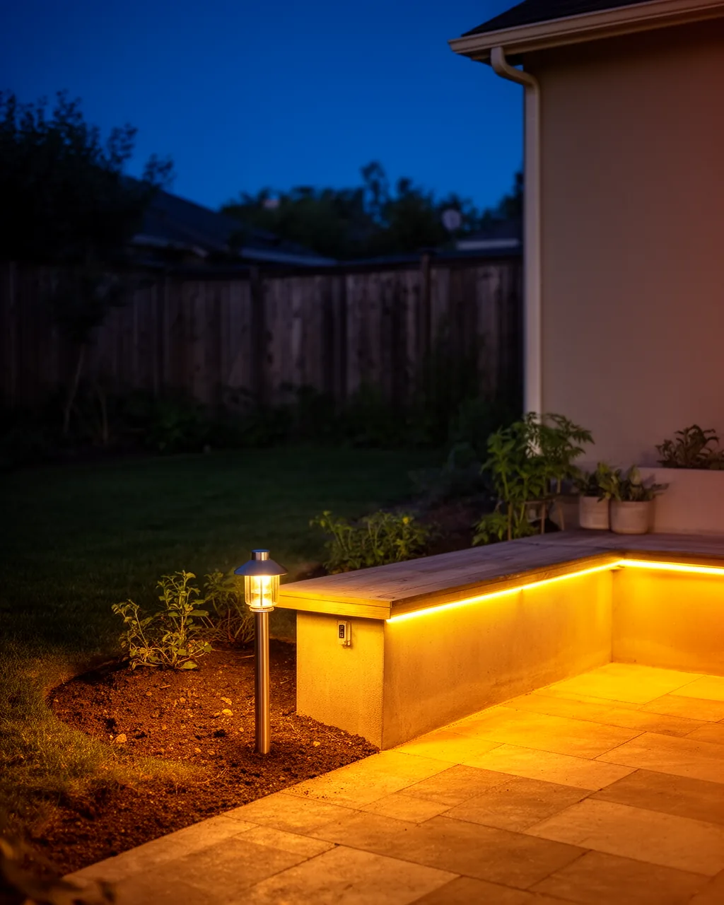 Under-bench glow