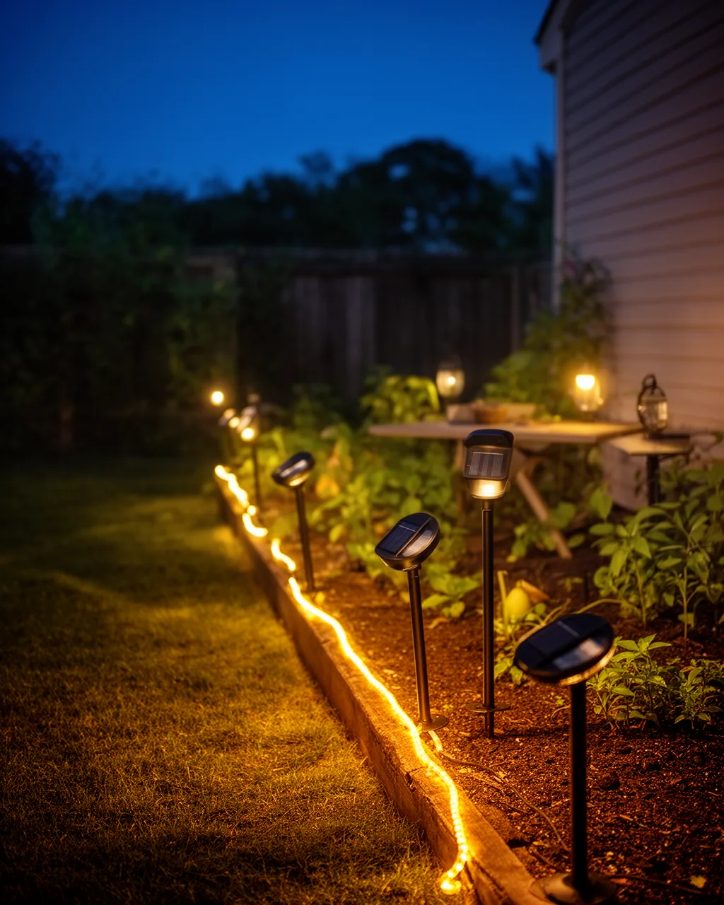 Rope-lit edges