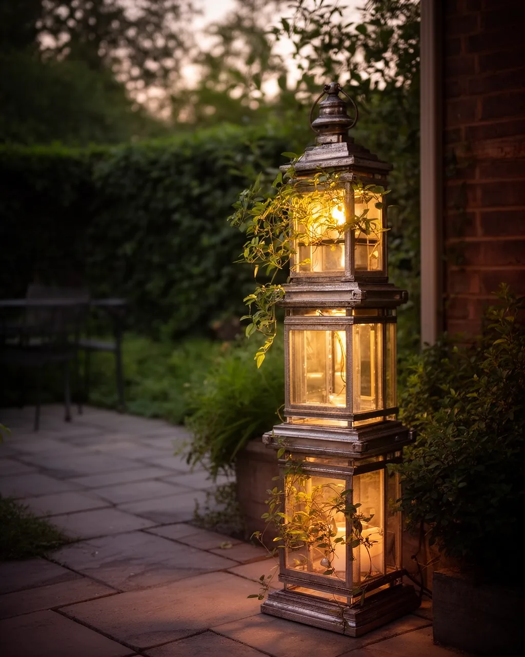 Corner lantern tower
