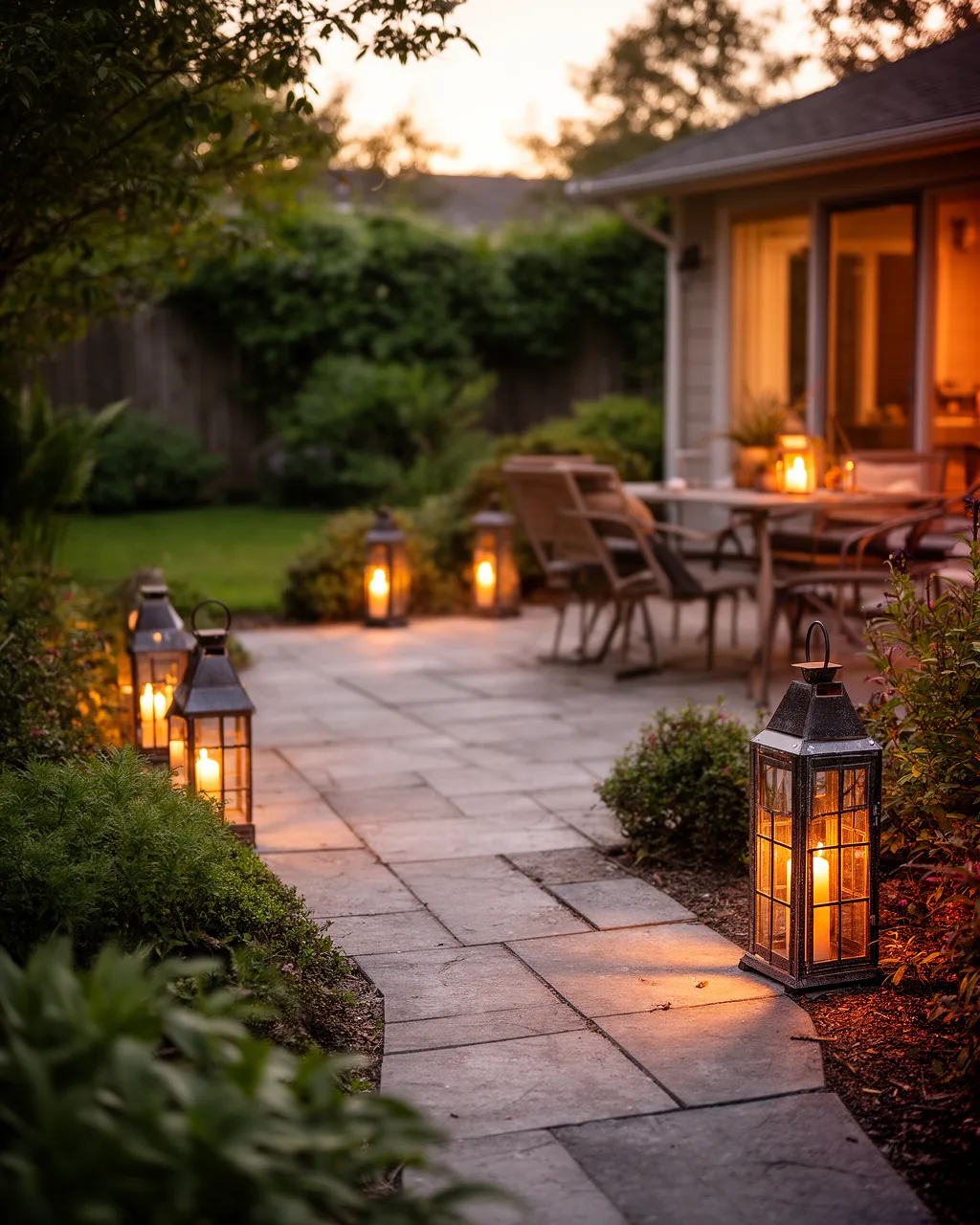 Whole lantern display together