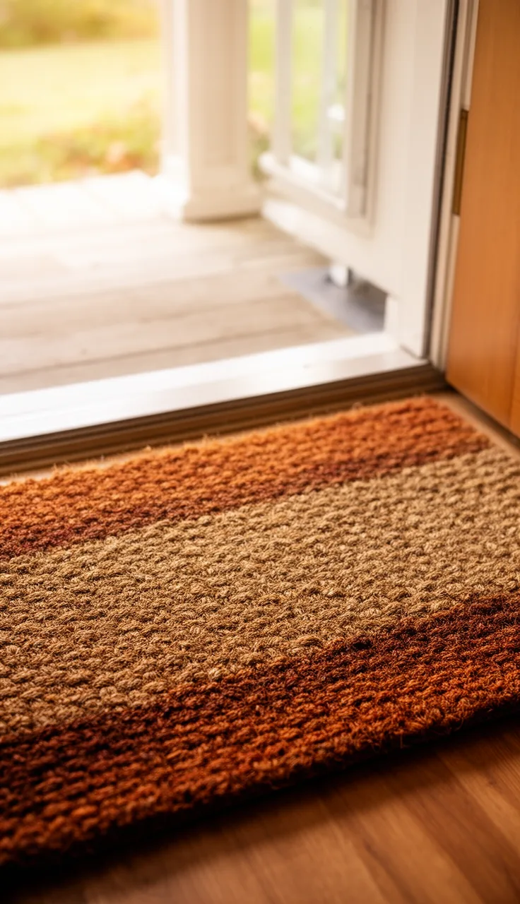 Indoor fall doormat for the final wipe