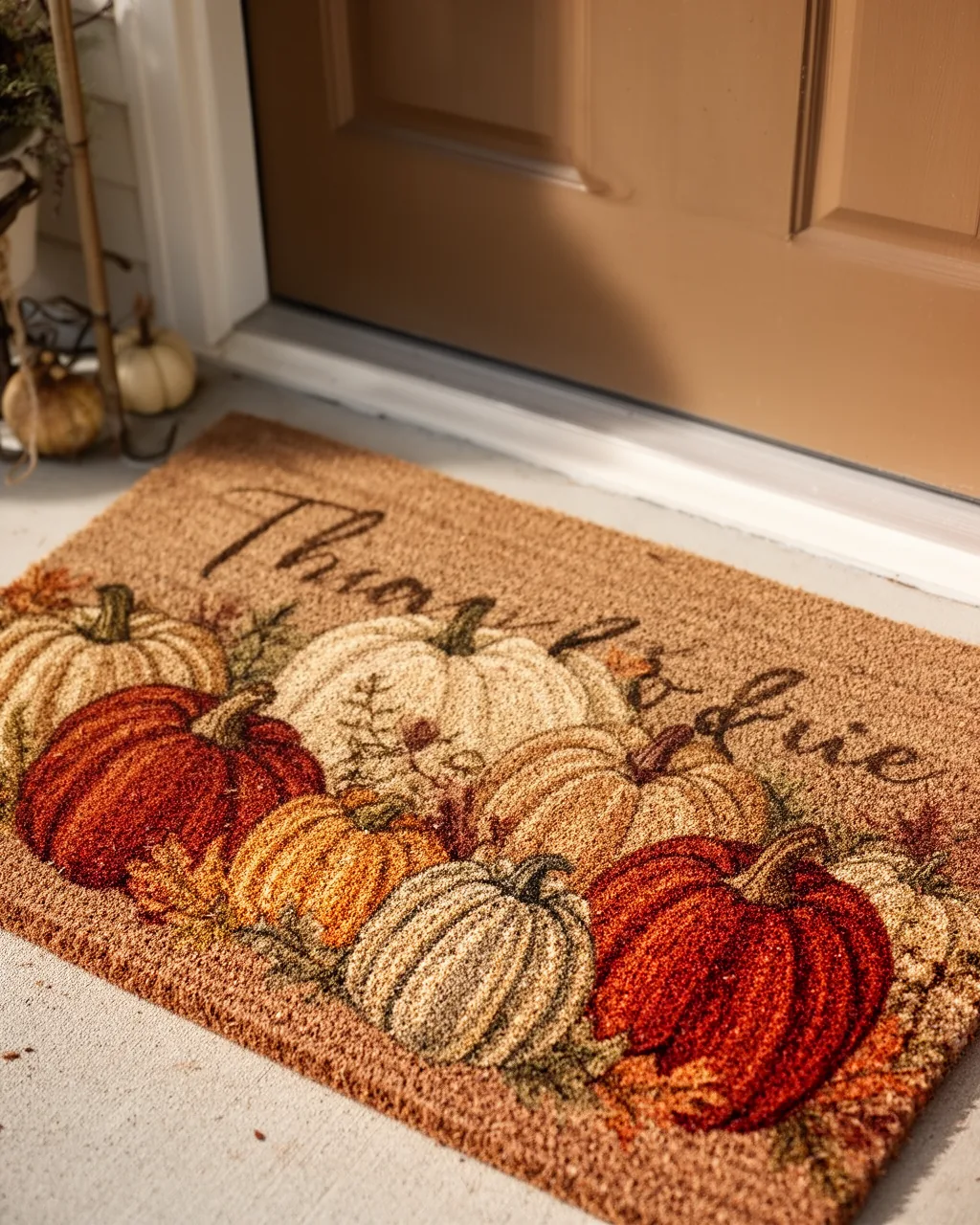 Thanksgiving-ready doormat
