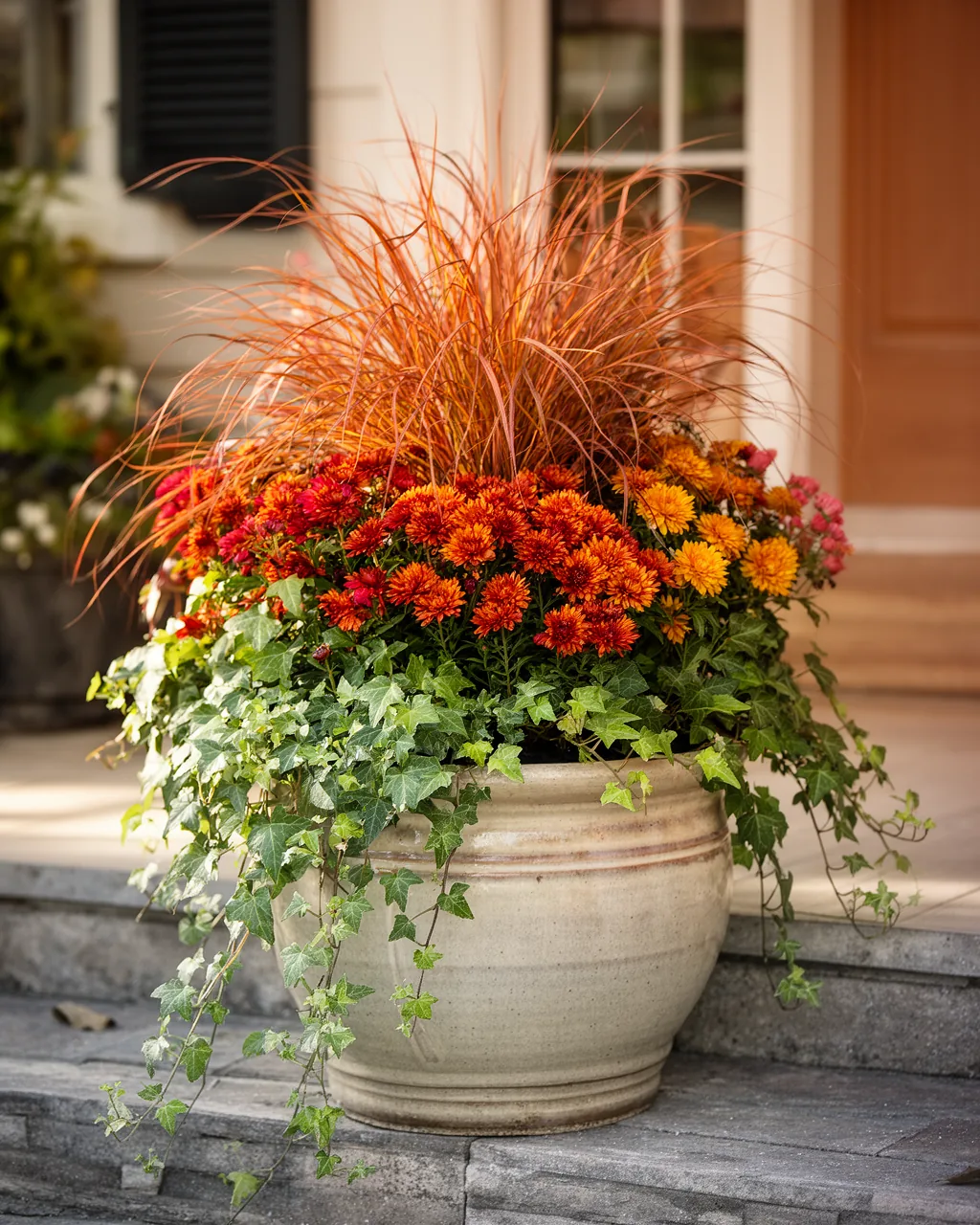 Mixed autumn container