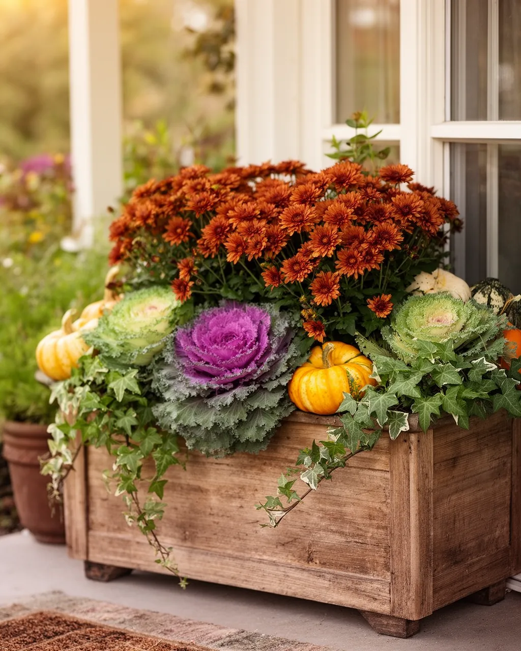 Fall window box